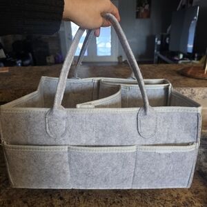 New Without Tags Baby Caddy Gray Organizer